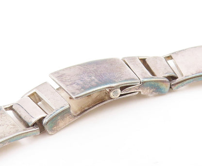 925 Sterling Silver Vintage Necklace LONDON LINKS solid Rectangle Links  NE4416