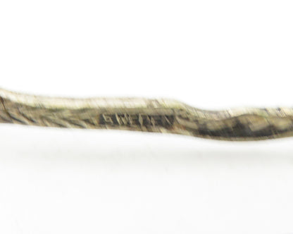 SWEDEN 925 Sterling Silver  Vintage Woman In Dress Dark Tone Tongs  TR2452