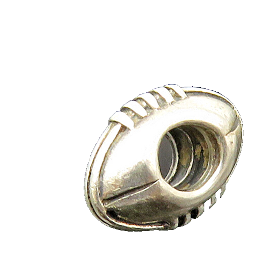PANDORA 925 Sterling Silver   Vintage Petite Football Slide Pendant  PT18293