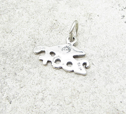 925 Sterling Silver 2004 Graduation Charm Pendant  PT1109