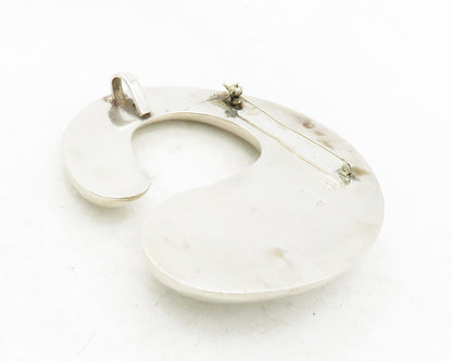 LOS BALLESTEROS 925 Sterling Silver  Vintage Modernist Brooch Pin  BP4815