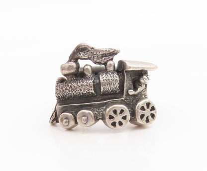 925 Sterling Silver Vintage Ring MEXICO Locomotive Engine Band  Sz 6  RG35584