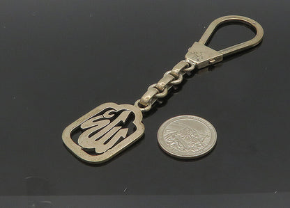 MIDDLE EAST 925 Sterling Silver  Vintage Shiny Smooth Key Chain  TR2956