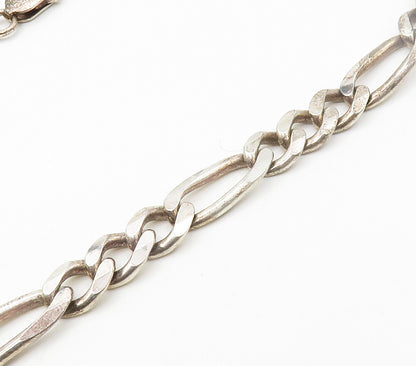925 Sterling Silver  Vintage Shiny Curb Link Minimalist Chain Necklace  NE2687