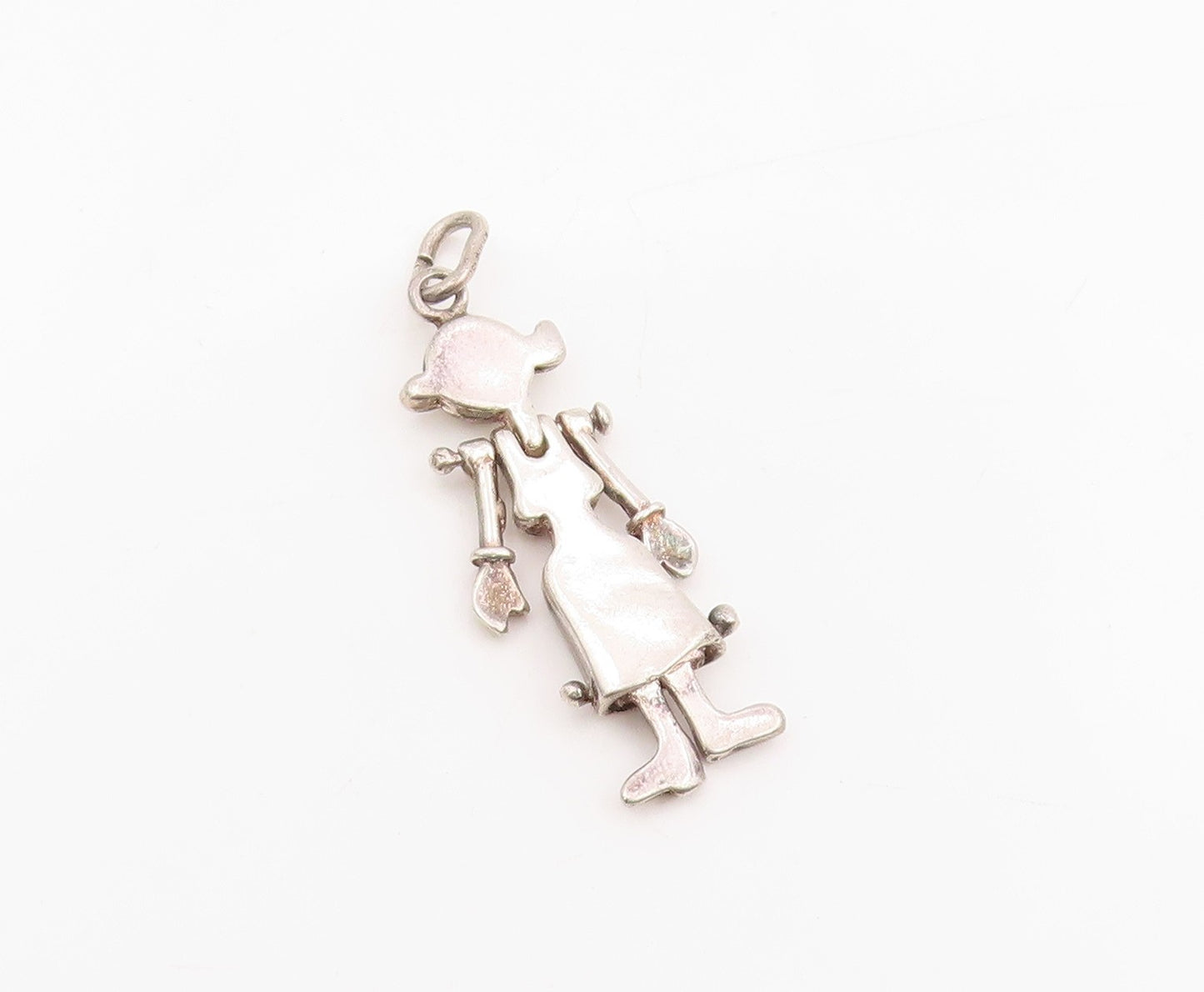 925 Sterling Silver Vintage Pendant Olive Oyl Figurine Charm MOVES  PT25470