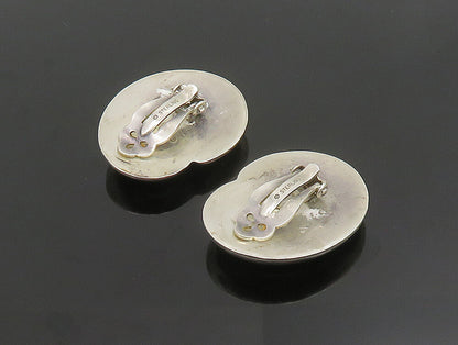 BAYANIHAN 925 Silver  Vintage Hollow Swirl Non Pierced Earrings  EG11694