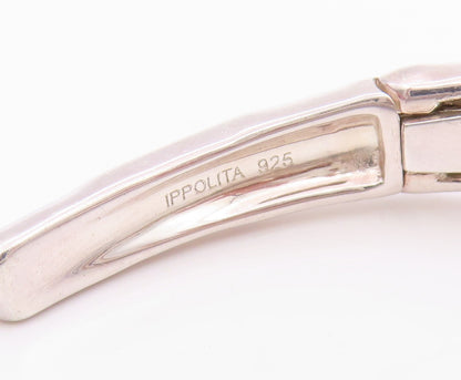10k Gold 925 Sterling Silver Vintage Bracelet OPPOLITA Gemstone Cuff  BT11338