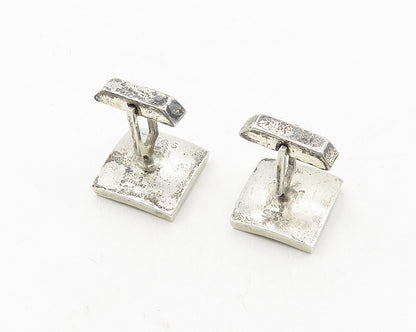 FENWICK & SAILOR 925 Sterling Silver Vintage Smooth Square Cuff Links  TR1771
