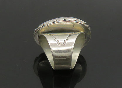 DTR JAY KING 925 Silver  Vintage Agate Twist Shiny Cocktail Ring Sz 7  RG23596