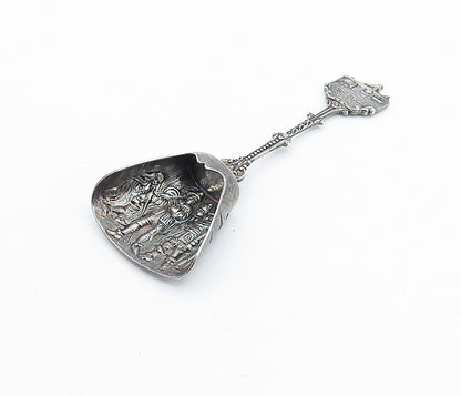 HOLLAND 925 Silver  Vintage Antique Golden Gate Bridge Sugar Spoon  TR1126