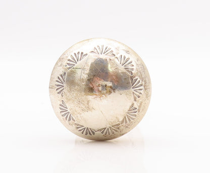 925 Sterling Silver Vintage Toy NAVAJO Solid 3D Carved Rattle (Jingles)  TR3730