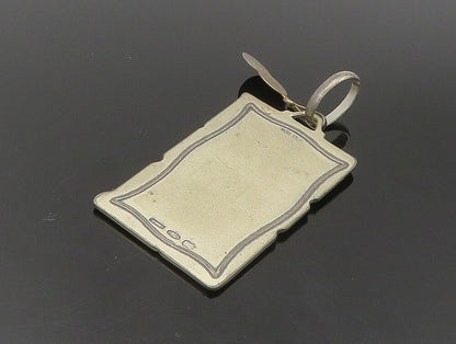 UNOAERRE 925 Sterling Silver Vintage A Day To Remember Scroll Pendant PT19862