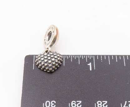 PANDORA 925 Sterling Silver  Vintage Daughter Love Heart Pendant  PT16457