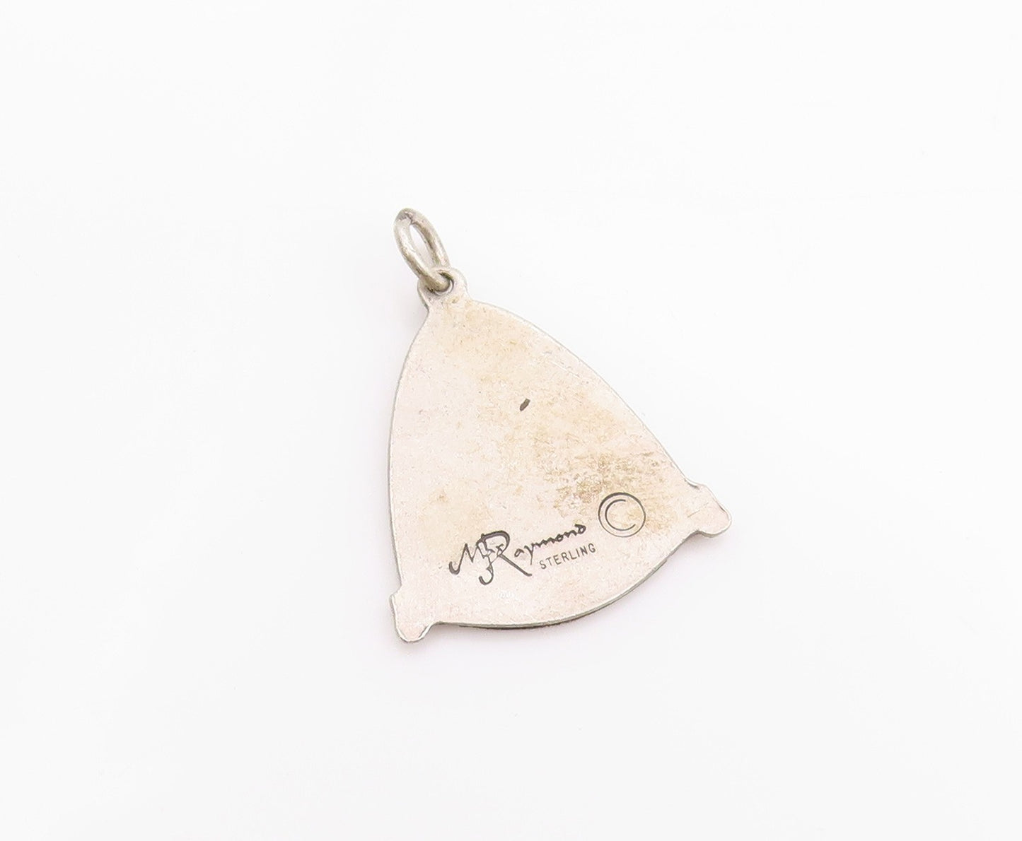 925 Sterling Silver Vintage Pendant Forest Park In St Louis Design Charm PT24881