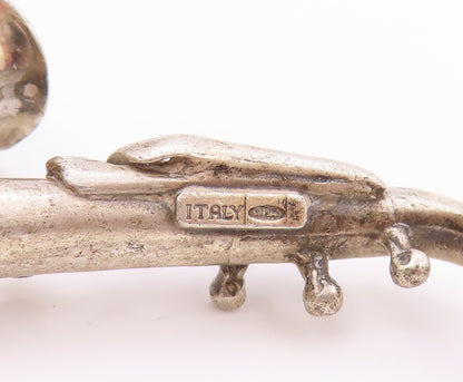925 Sterling Silver Vintage Pin Collector Designer Saxophone Cutout  TR3925
