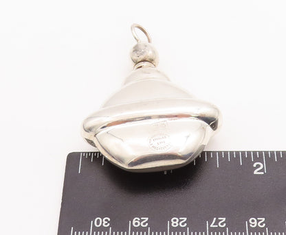 925 Sterling Silver Vintage Pendant MEXICO Designer Perfume Bottle OPENS PT23209