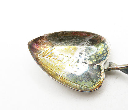 BREADNER M. CO.  925 Silver  Vintage Enamel Seahorse Demitasse Spoon  TR1157