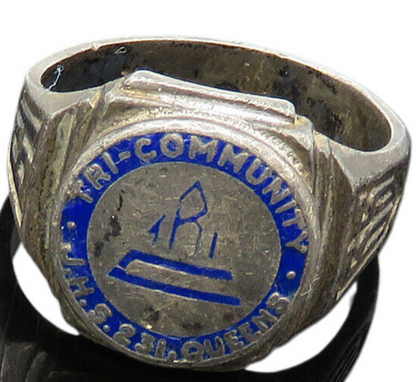 REED 925 Silver  Vintage Antique 1965 Junior HS 231 Class Ring Sz 6  RG20373