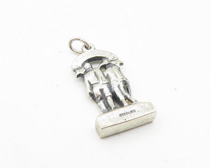 925 Sterling Silver  Vintage Petite Tom & Huck Hannibal, MO Pendant  PT7949