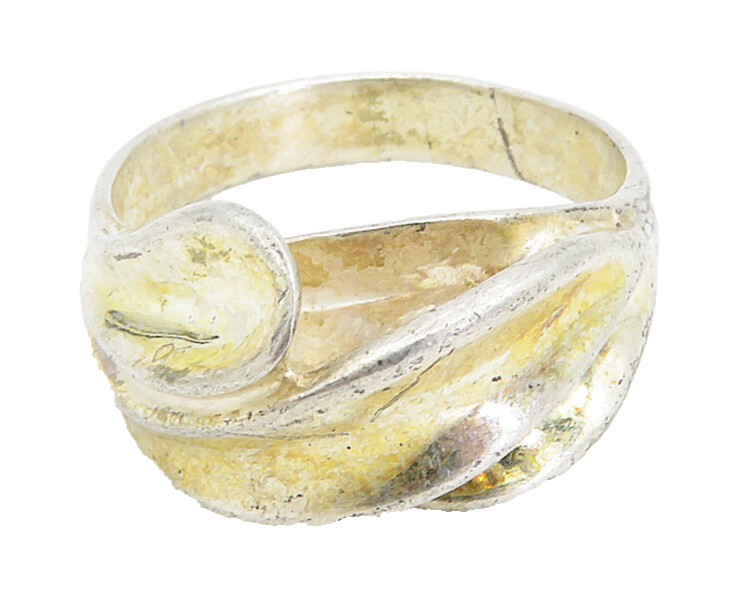 CELLINI 925 Sterling Silver Vintage Shiny Concave Dome Band Ring Sz 7.5 RG8647
