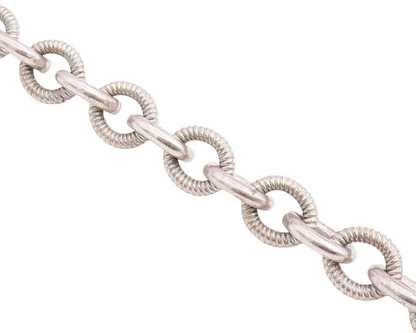 925 Sterling Silver Vintage Bracelet JUDITH RIPKA Amethyst Cable Chain  BT12214