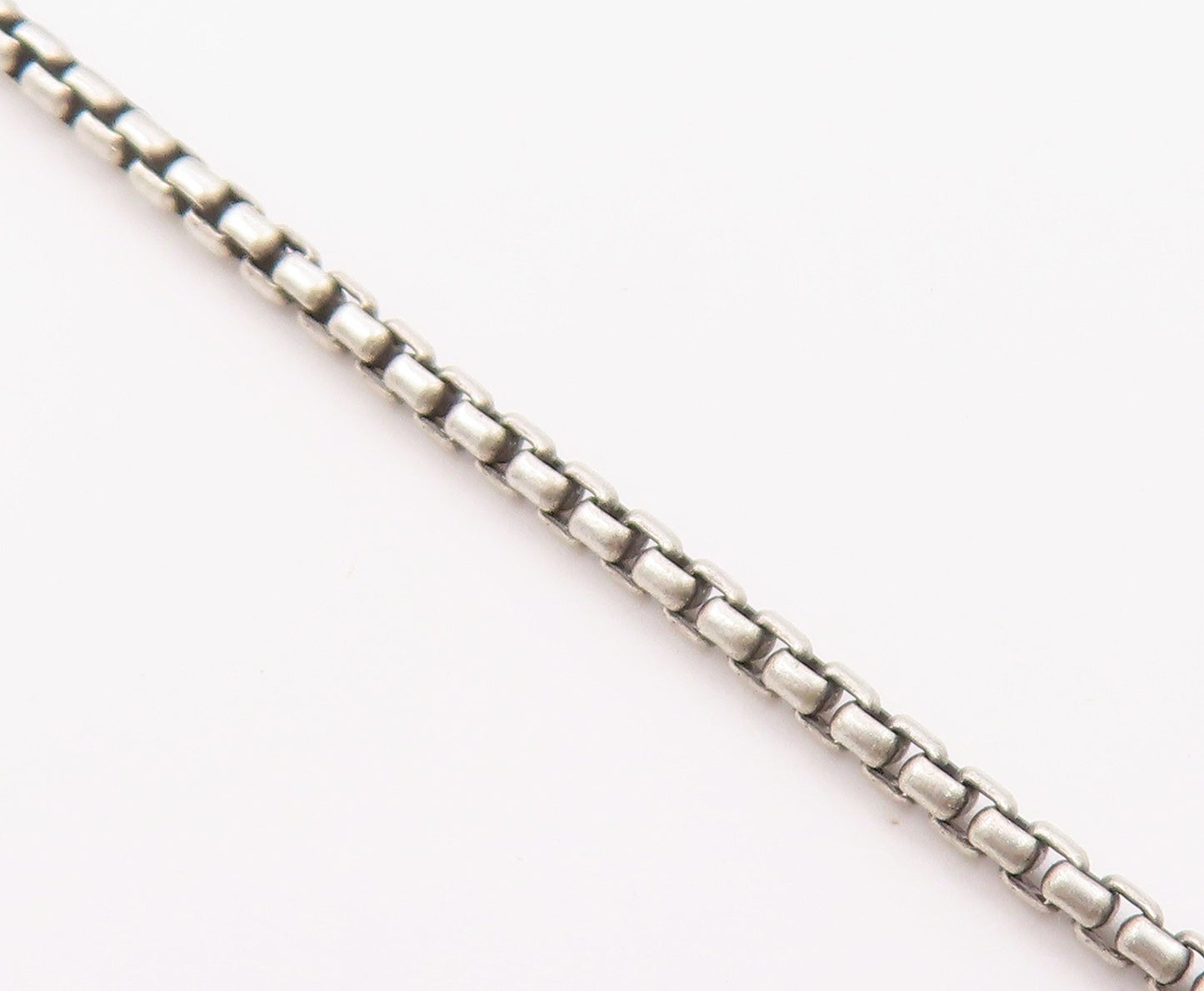 925 Sterling Silver Vintage Bracelet DAVID YURMAN Blue Chalcedony Beads  BT12190