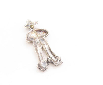 925 Sterling Silver Vintage Brooch Solid Country's Pride Farmer Pin  BP11886
