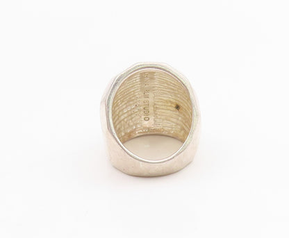 925 Sterling Silver Vintage Ring RLM STUDIO Hammered Dome Band  Sz 8.5  RG34211