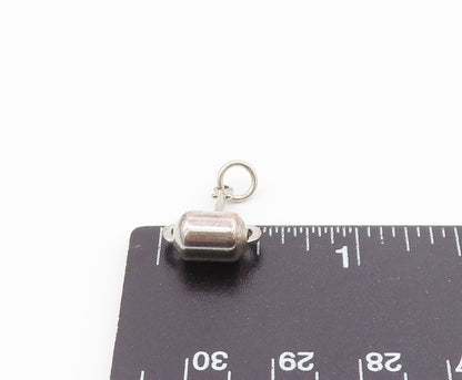 925 Sterling Silver  Vintage Paint Roller Stick Motif Charm Pendant  PT21349