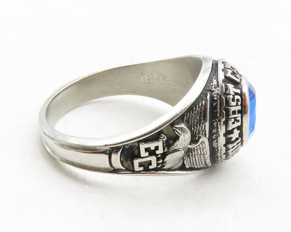 925 Sterling Silver  Vintage East Catholic H.S. 1999 Band Ring Sz 8  RG13189