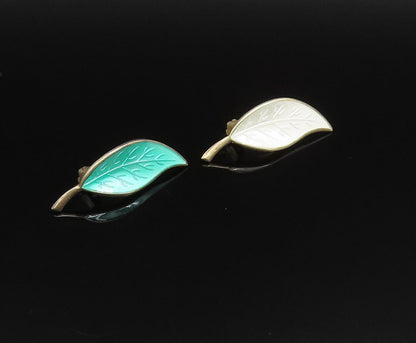 DAVID ANDERSEN NORWAY 925 Silver  Vintage Enamel Singles Lot Earrings  EG12021