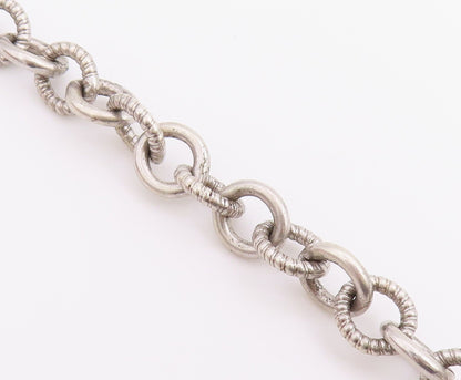 925 Sterling Silver Vintage Bracelet Real Diamonds Love Heart Toggle  BT12223
