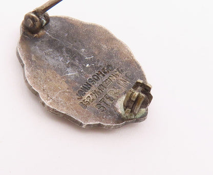 925 Sterling Silver  Vintage Antique Choristers Ascension Brooch Pin  BP8662