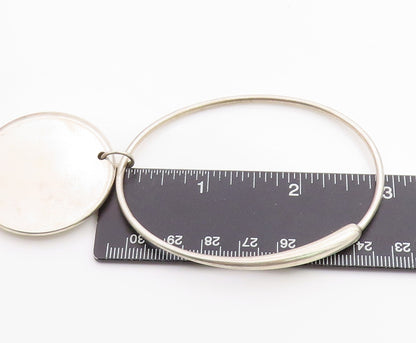 925 Sterling Silver Vintage Bracelet GEORG JENSEN DENMARK Designer Disk  BT11287