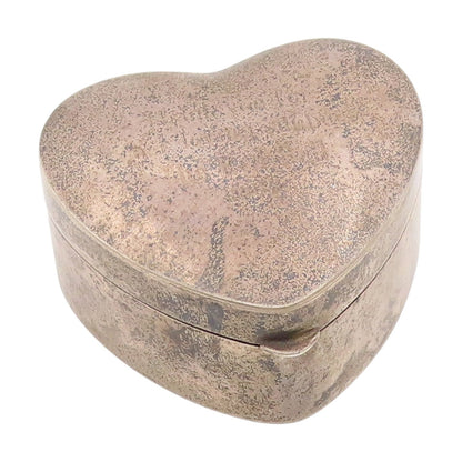 925 Sterling Silver Vintage Pill Box TIFFANY & CO Solid Love Heart OPENS  TR4145