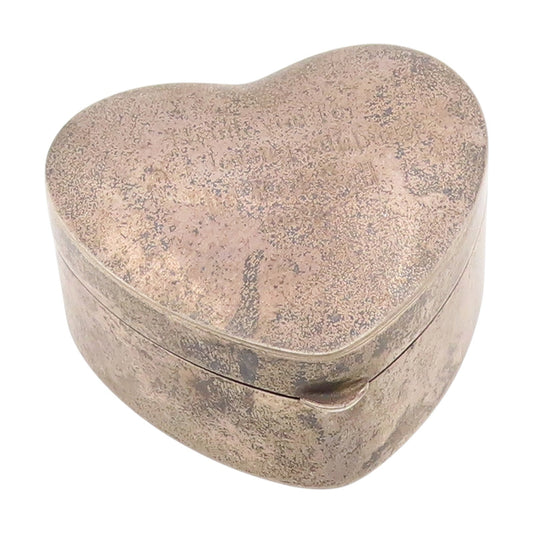 925 Sterling Silver Vintage Pill Box TIFFANY & CO Solid Love Heart OPENS  TR4145