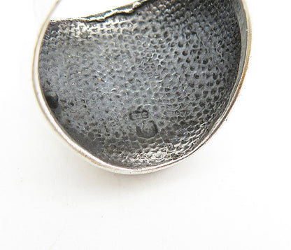 925 Sterling Silver  Vintage Oxidized Egyptian Ankh Band Ring Sz 9.5  RG7454