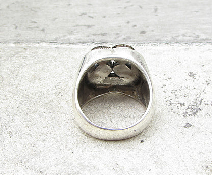 925 Sterling Silver  Marcasite Blooming Spring Flowers Ring Sz 6.5  RG1963