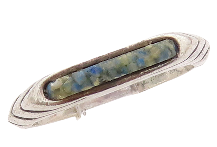 925 Sterling Silver Vintage Ring CAROLYN POLLACK Gemstone Sz 5 RG28941