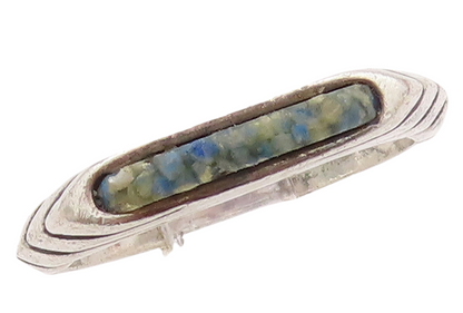 925 Sterling Silver Vintage Ring CAROLYN POLLACK Gemstone Sz 5 RG28941