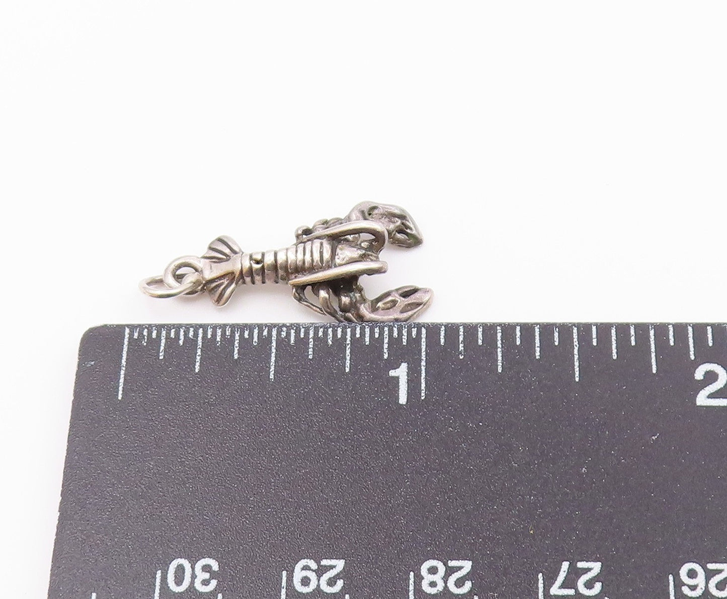 925 Sterling Silver  Vintage Petite Lobster Sea Animal Pendant  PT19880