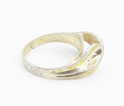 CELLINI 925 Sterling Silver Vintage Shiny Concave Dome Band Ring Sz 7.5 RG8647