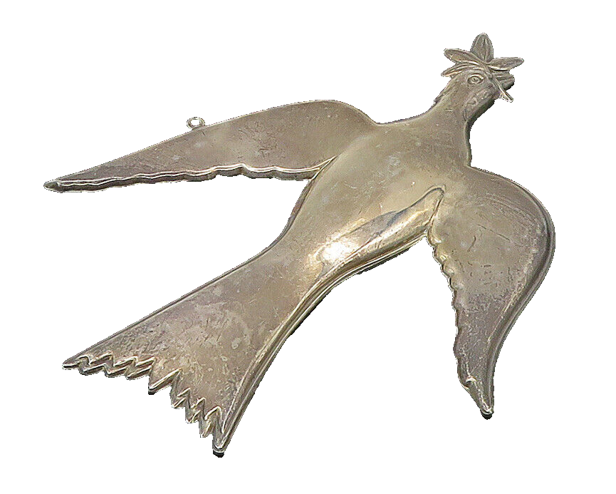GORHAM 925 Sterling Silver  Vintage Mount Vernon Dove Peace Pendant  PT19988