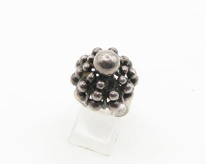 ERIK GRANIT FINLAND 925 Silver  Vintage Bubble Dome Band Ring Sz 6.5  RG18341