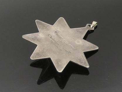REED & BARTON 925 Sterling Silver  Vintage Christmas Star Pendant  PT19987