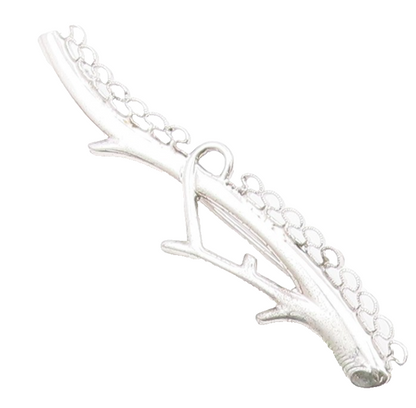 FORSTNER 925 Sterling Silver Vintage Shiny Tree Branch Motif Brooch Pin BP8932