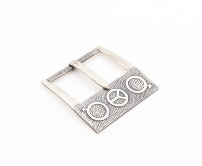 925 Sterling Silver Vintage Belt Buckle AVEDON Minimalist Gender Neutral  TR3783