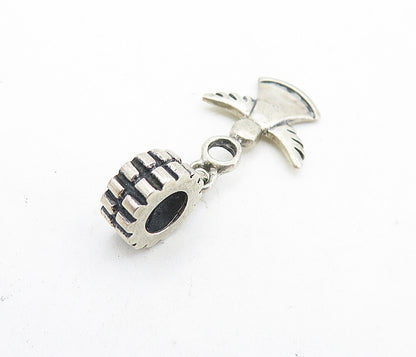 IBB 925 Sterling Silver  Vintage Petite Dangling Angel Drop Pendant  PT5251
