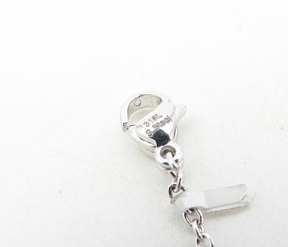 925 Sterling Silver Sparkling Cubic Zirconia & Peridot Chain Necklace NE1532