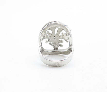 TAHARA & CO. 925 Silver  Polished Tree Branches Dome Band Ring Sz 6  RG5527